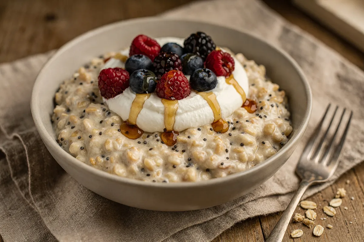 Illustration of Make-Ahead Overnight Oats (not a photo)